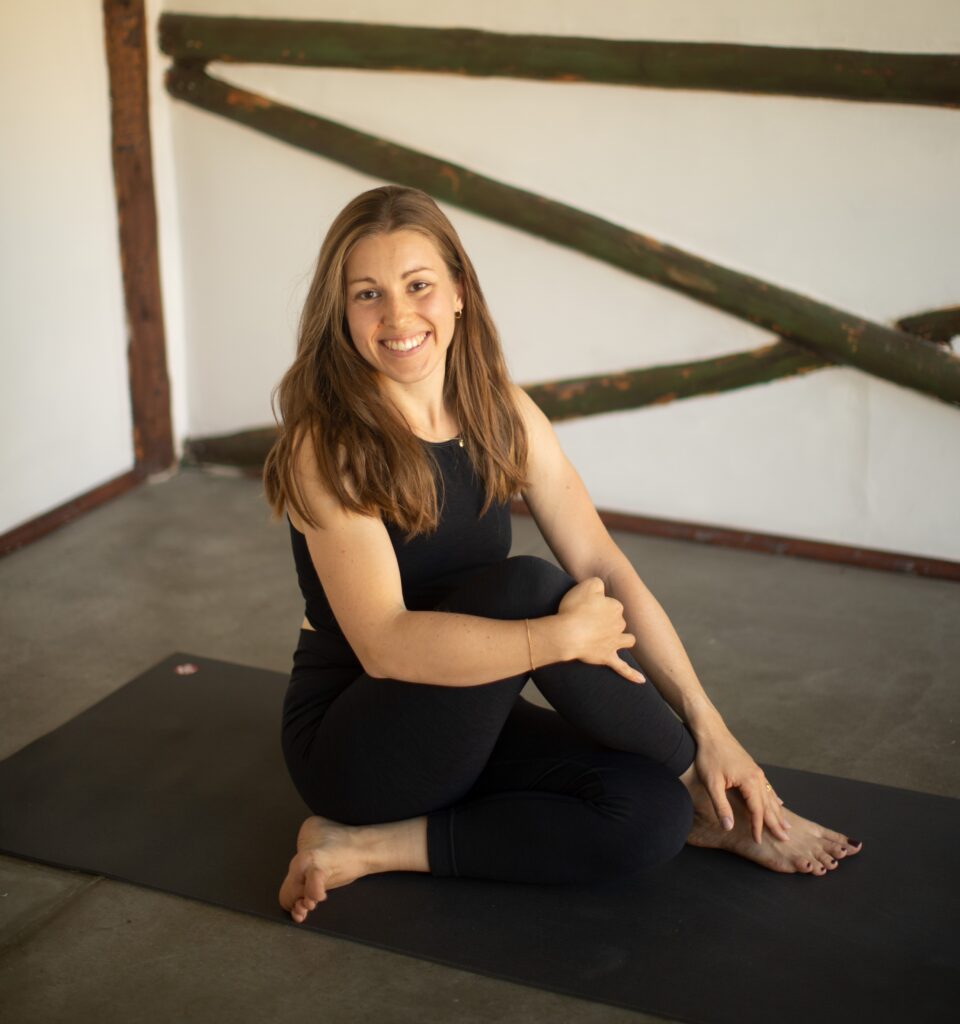 sitting yoga pose